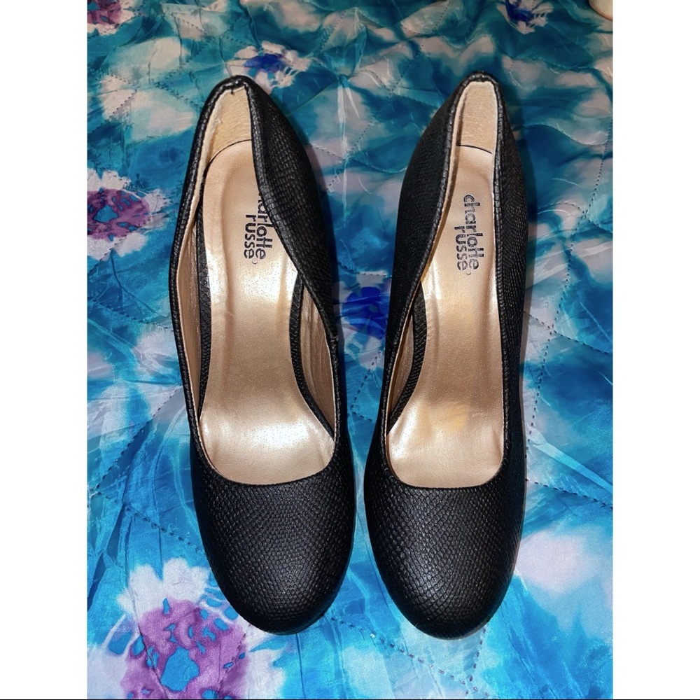 Charlotte Russe Black High Heels